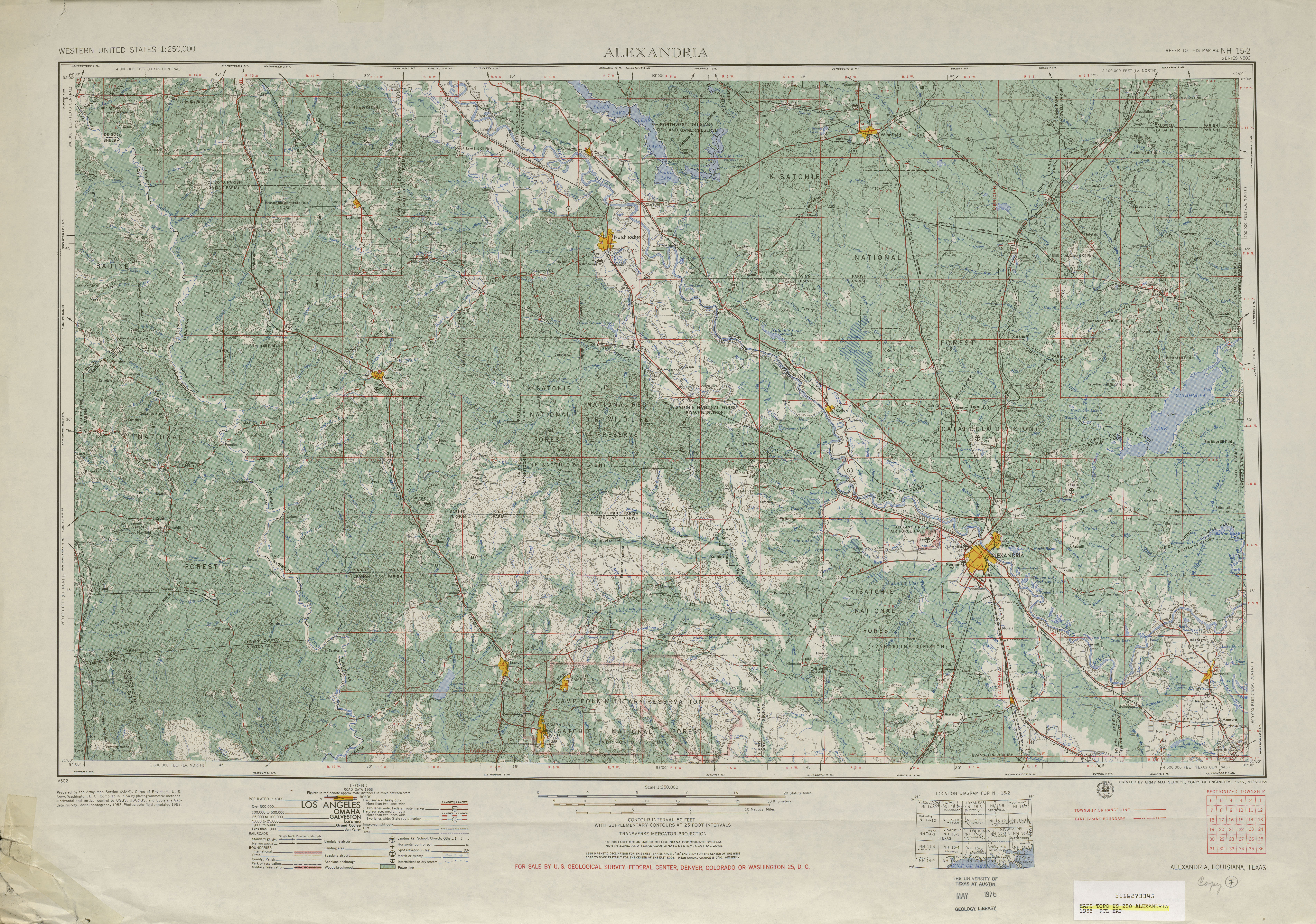 Lot of 6 Vintage US Geological Survey Maps Etc. 1955 & 1973 Charts 