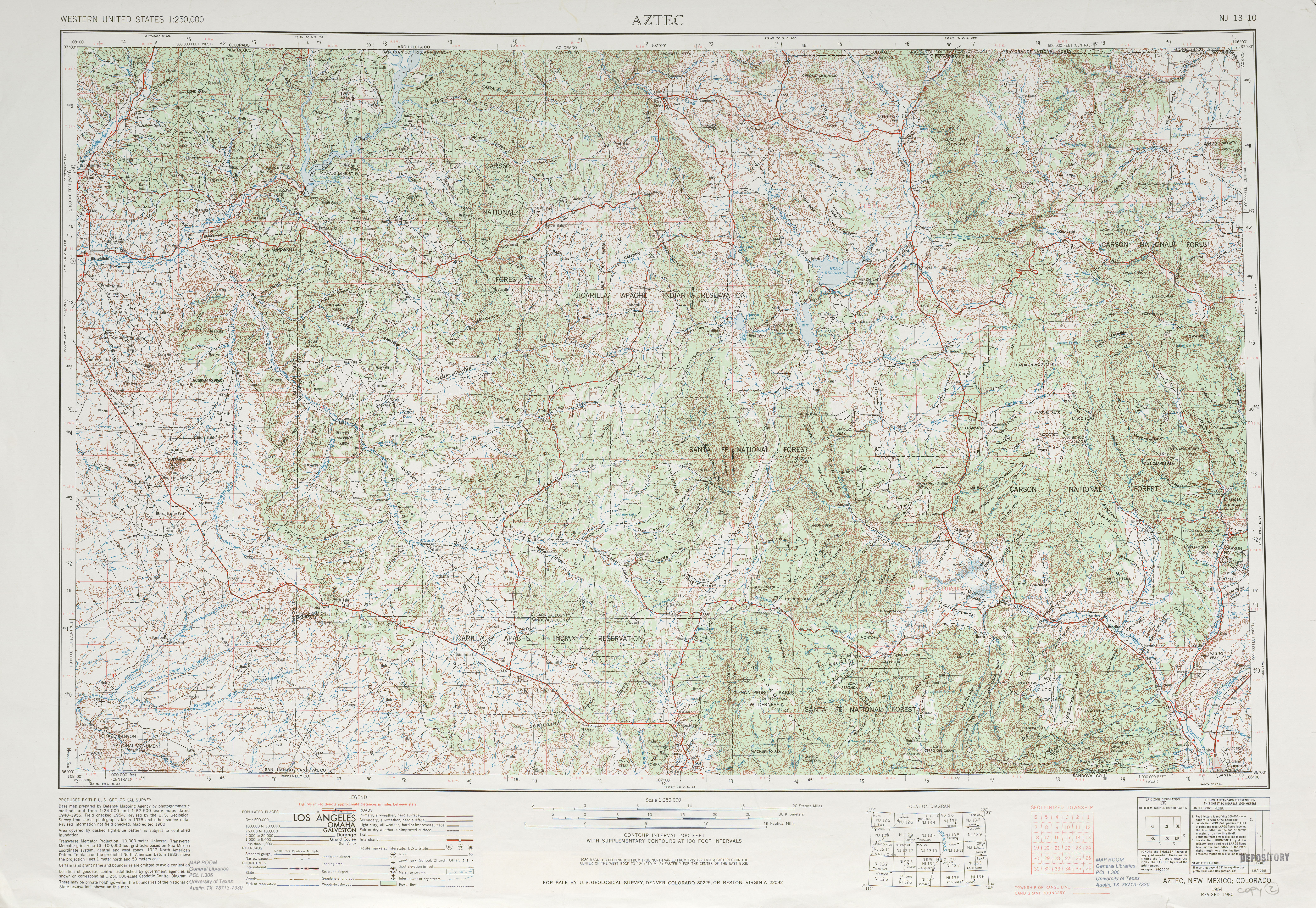 US Geological Survey topographic map metric New York USGS 1989 OHIO 
