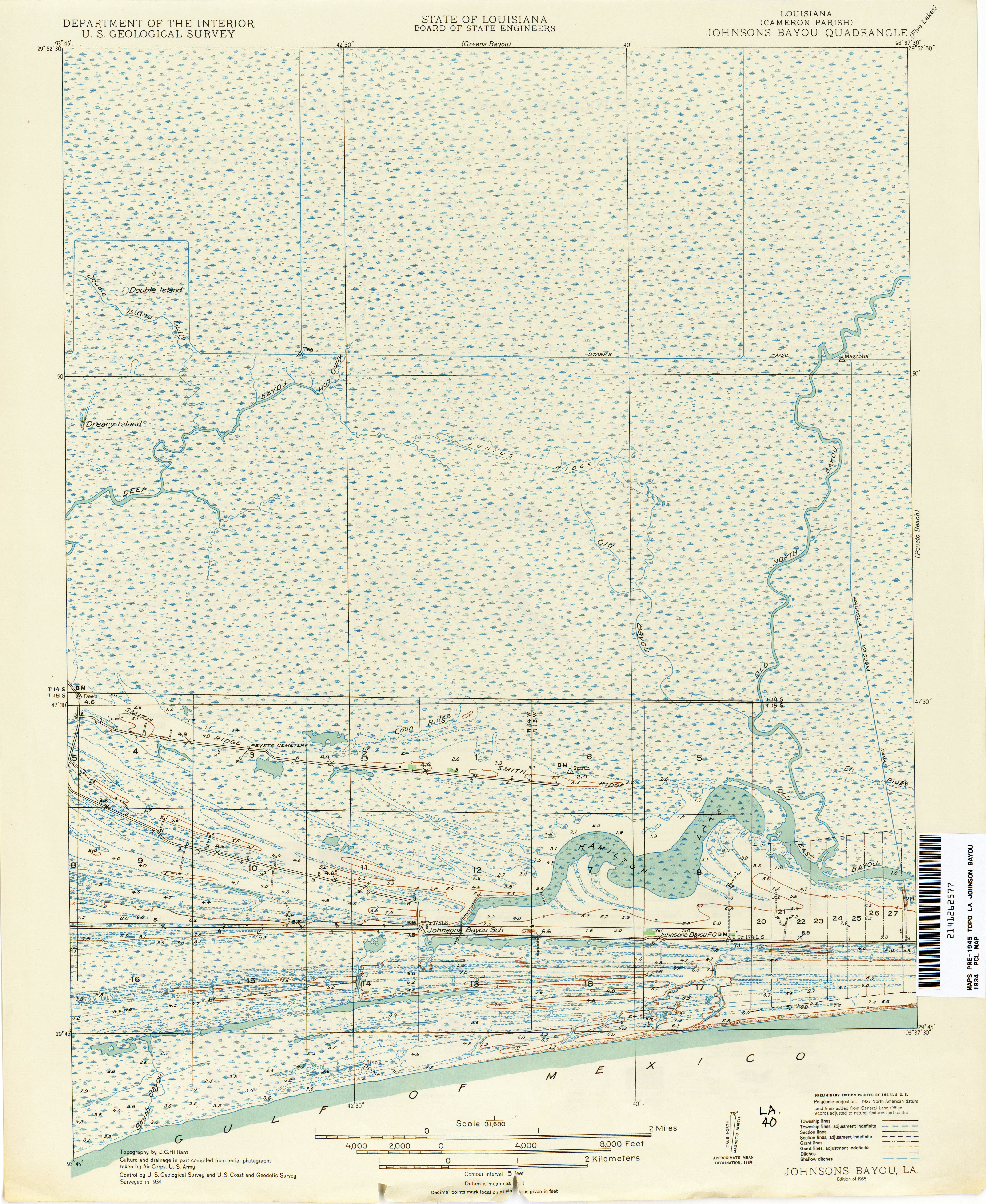 The Louisiana State University topographical map of Louisiana : showing the  characteristic features of the surface of the state in symbols and colors -  Maps Project - Birmingham Public Library Digital Collections