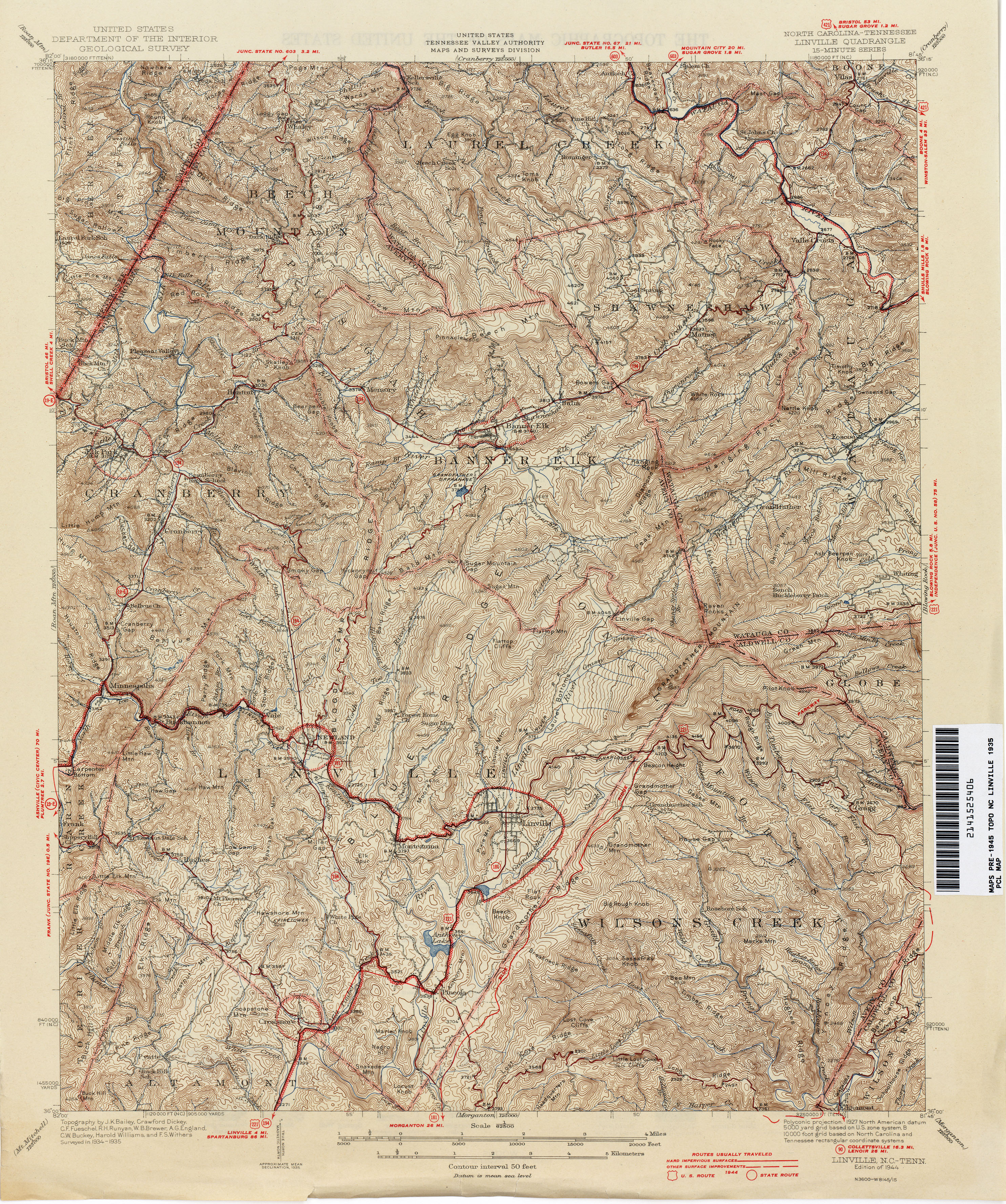1985-100K TVA Details about   USGS Topographic Map ASHEVILLE North Carolina Tennessee 