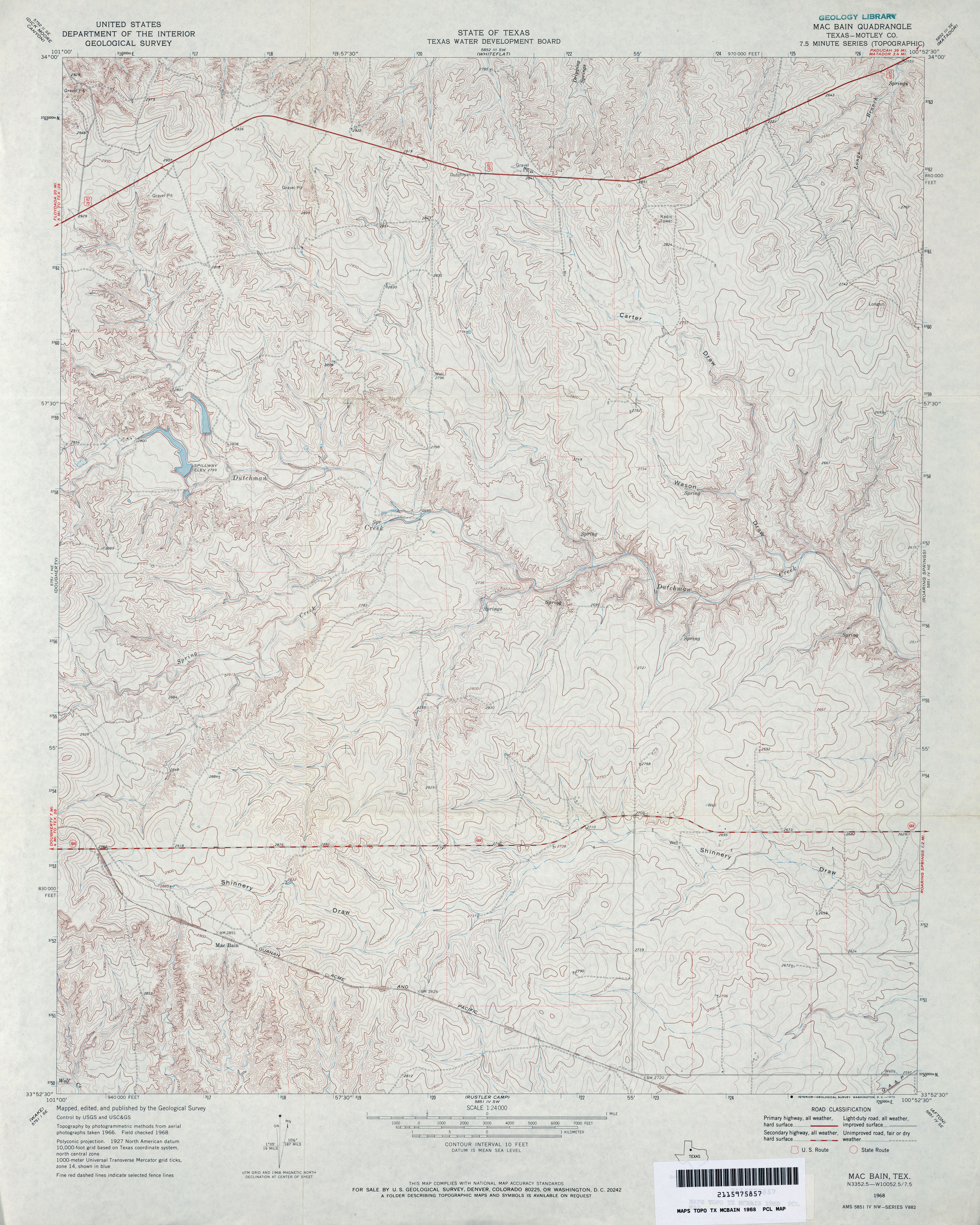 West Louisiana War Dept 1891-23 x 37.31 East Texas Topographical Map Print 