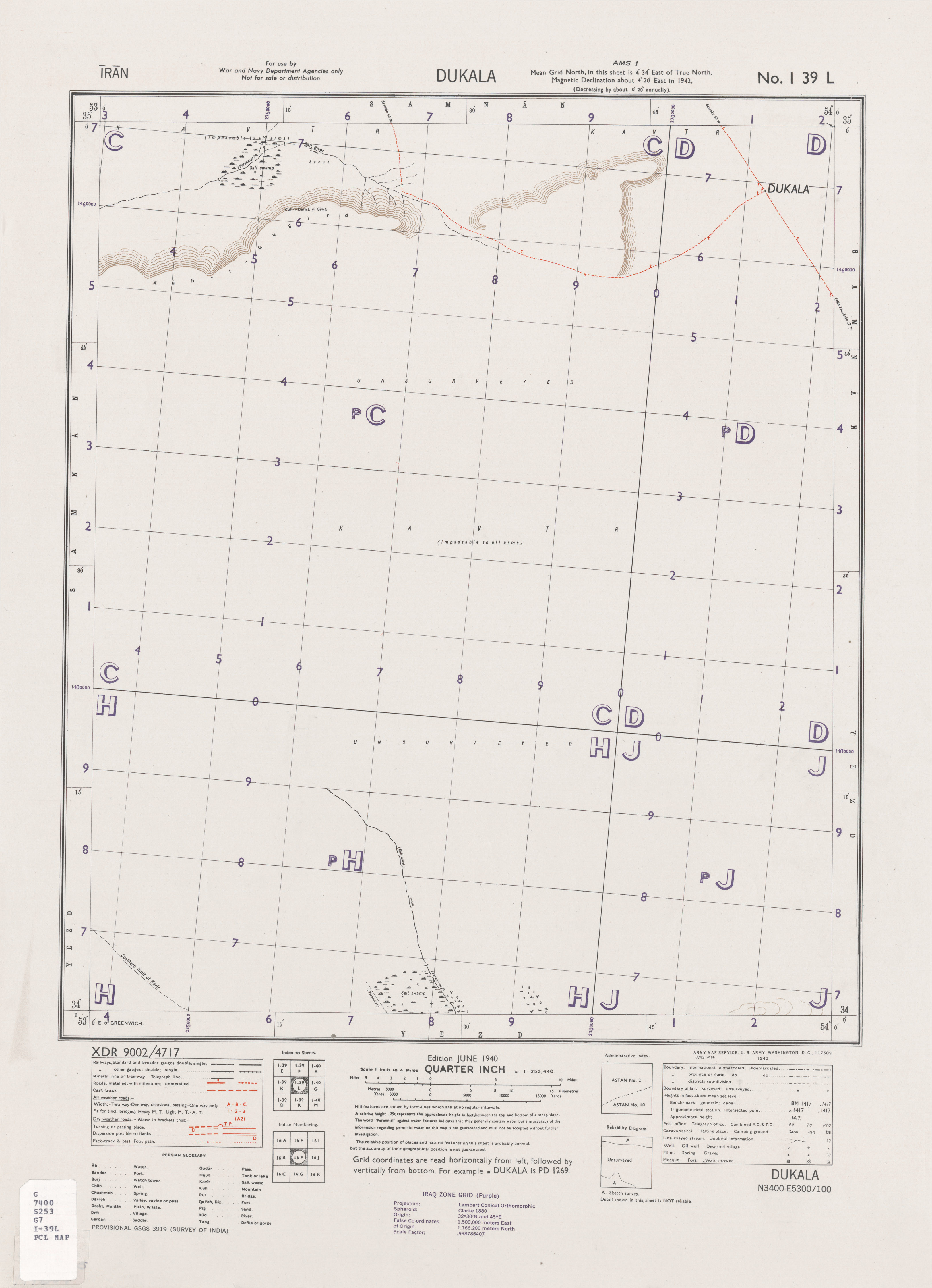 Iraq & Iran AMS Topographic Maps - Perry-Castañeda Map Collection - UT ...