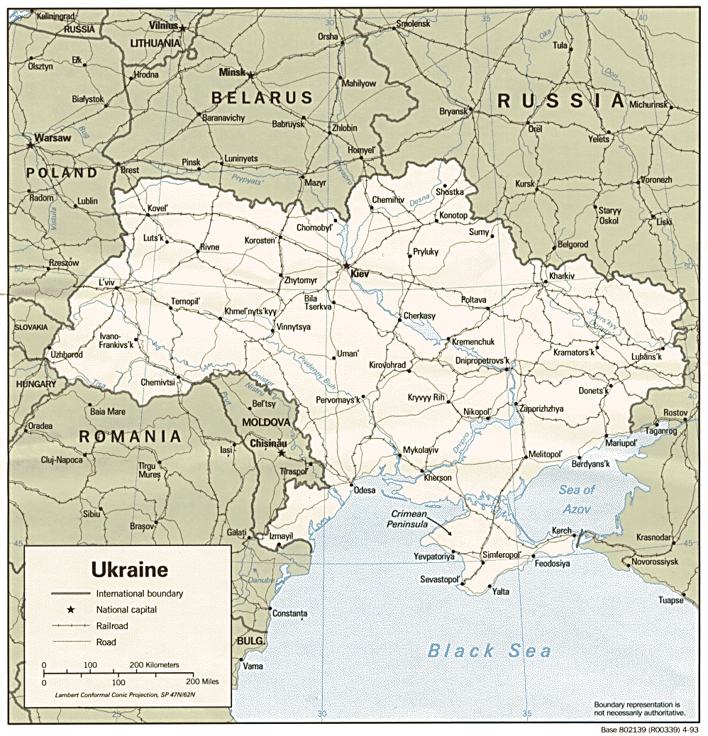 Ukraine Maps Perry Castaneda Map Collection Ut Library Online