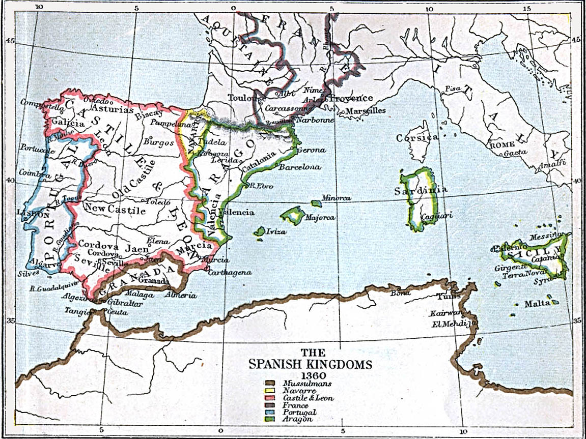 Spain Kingdoms Map Get Latest Map Update Spain Kingdoms Map Get Latest Map Update