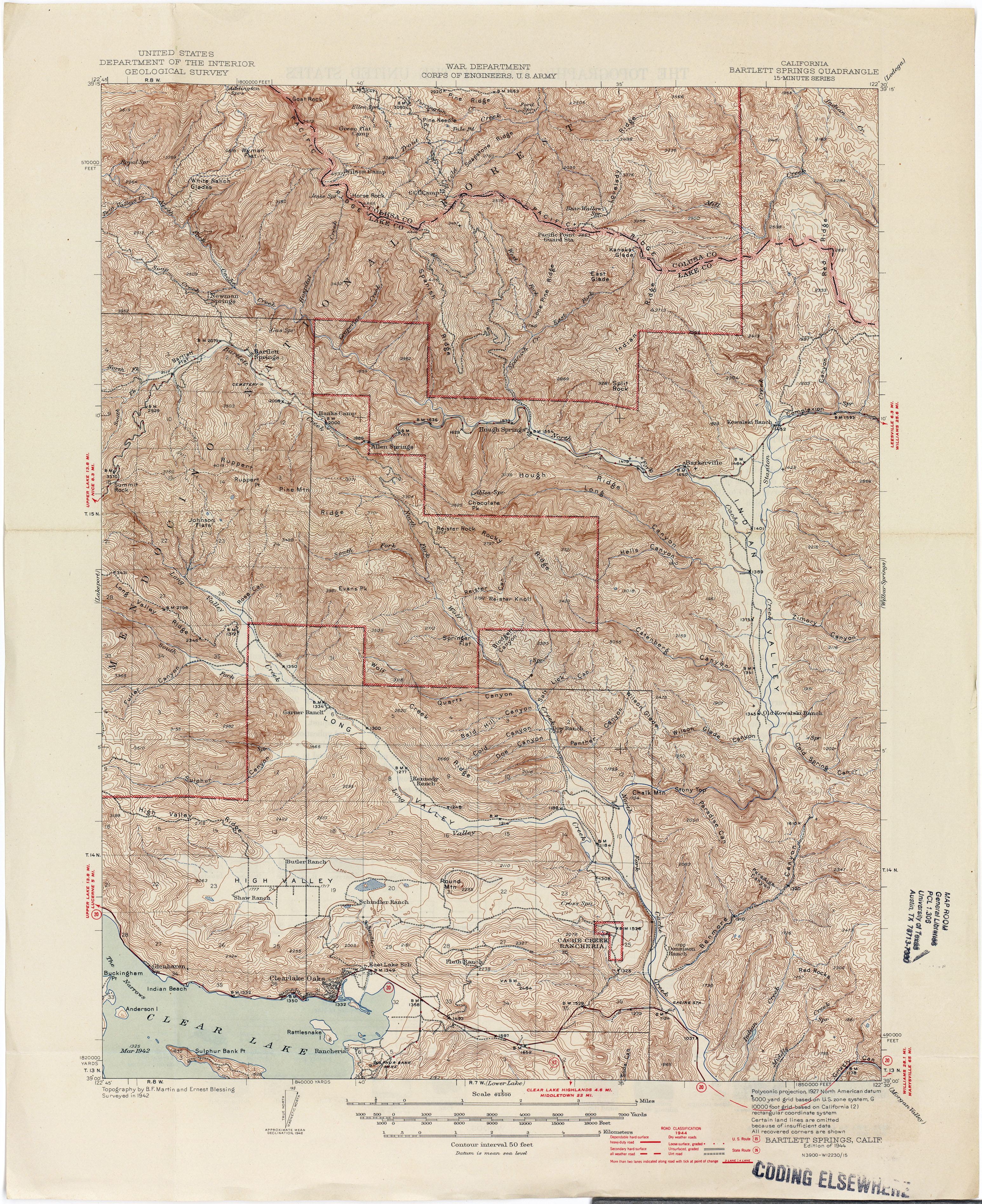 Southern California Topograhic Map 1907 Dry Erase Laminated 1 Jumbo Sheet No 